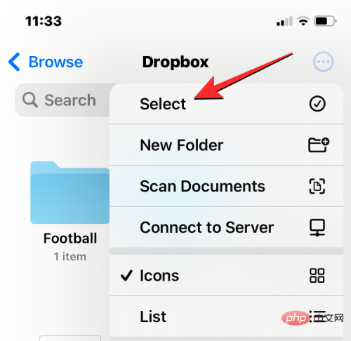 Cara menambah Google Drive, OneDrive dan DropBox pada apl Fail pada iPhone