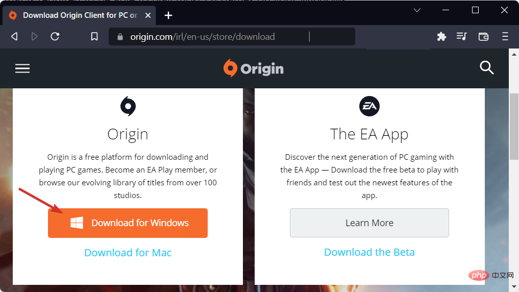 Bagaimana untuk memuat turun Origin pada Windows 11