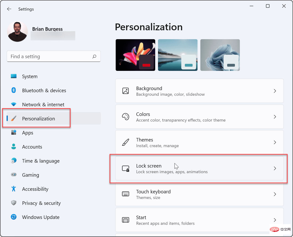 1-Personalization-use-screen-savers-Windows-11