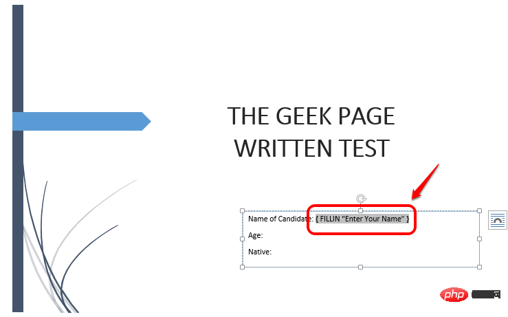 So erstellen Sie Benutzereingabeaufforderungen in Microsoft Word