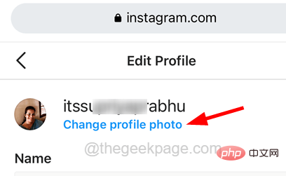 Instagramのプロフィール写真を変更できない【解決済み】