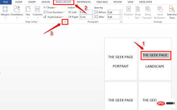 How to change the orientation of a single page in MS Word document