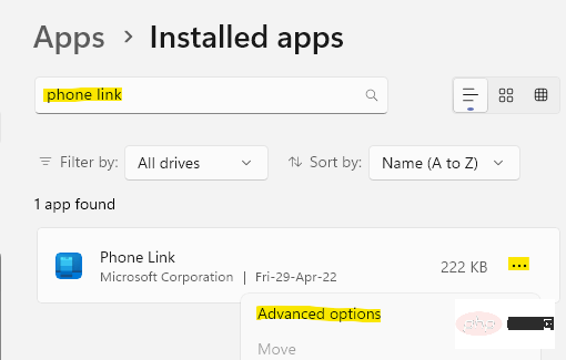 Die Phone Link-App funktioniert unter Windows 11 nicht oder wird nicht geöffnet