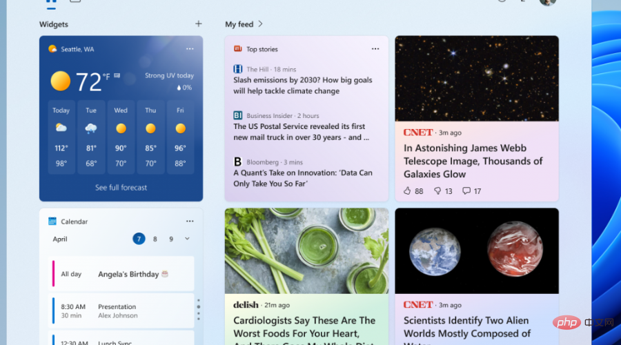 Windows 11 build 25324 (Canary) mempunyai papan widget yang telah berkembang