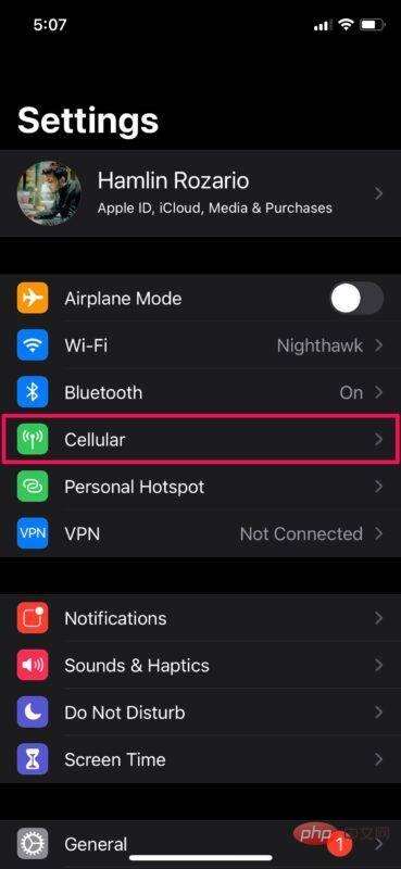 How to manually select a carrier network on iPhone