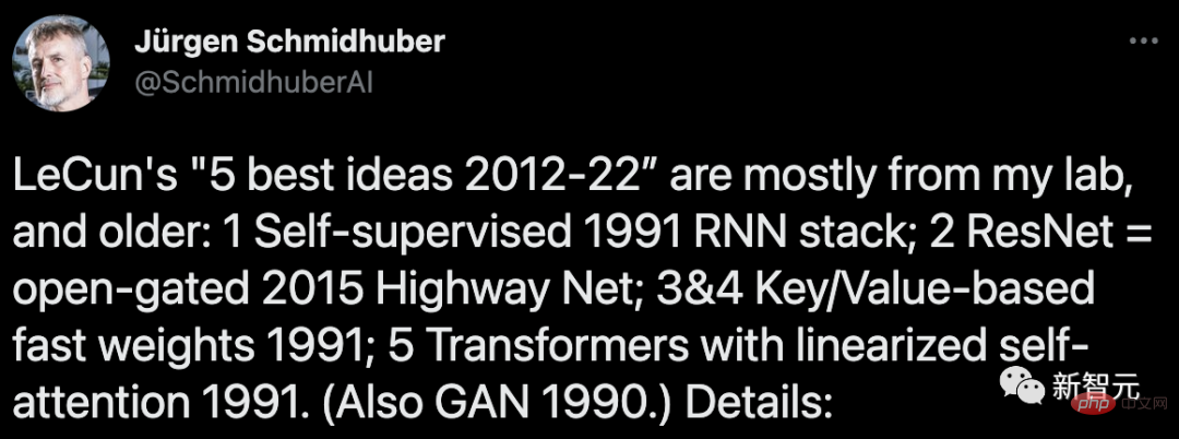 LSTM之父再次约战LeCun：你那5点「创新」都是抄我的！却惨遭「已读不回」