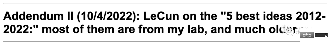 LSTM の父が再び LeCun に挑戦しました。あなたの 5 つの「革新性」のポイントはすべて私からコピーされました。しかし、残念ながら「読み返すことはできない」