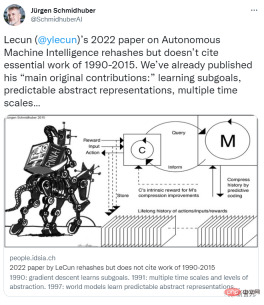 The father of LSTM once again challenged LeCun: Your five points of 'innovation' were all copied from me! But unfortunately, 'I can't read it back'