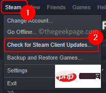 致命錯誤：無法連接本機 Steam 用戶端進程修復