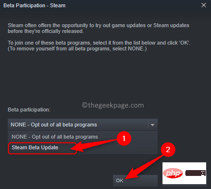 致命錯誤：無法連接本機 Steam 用戶端進程修復