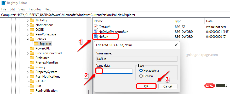 How to disable the Run Command feature in Windows 11, 10