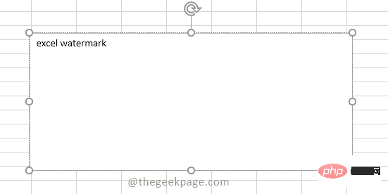 How to insert a watermark in Microsoft Excel