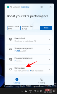 How to use the PC Manager app on Windows 11