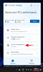 How to use the PC Manager app on Windows 11
