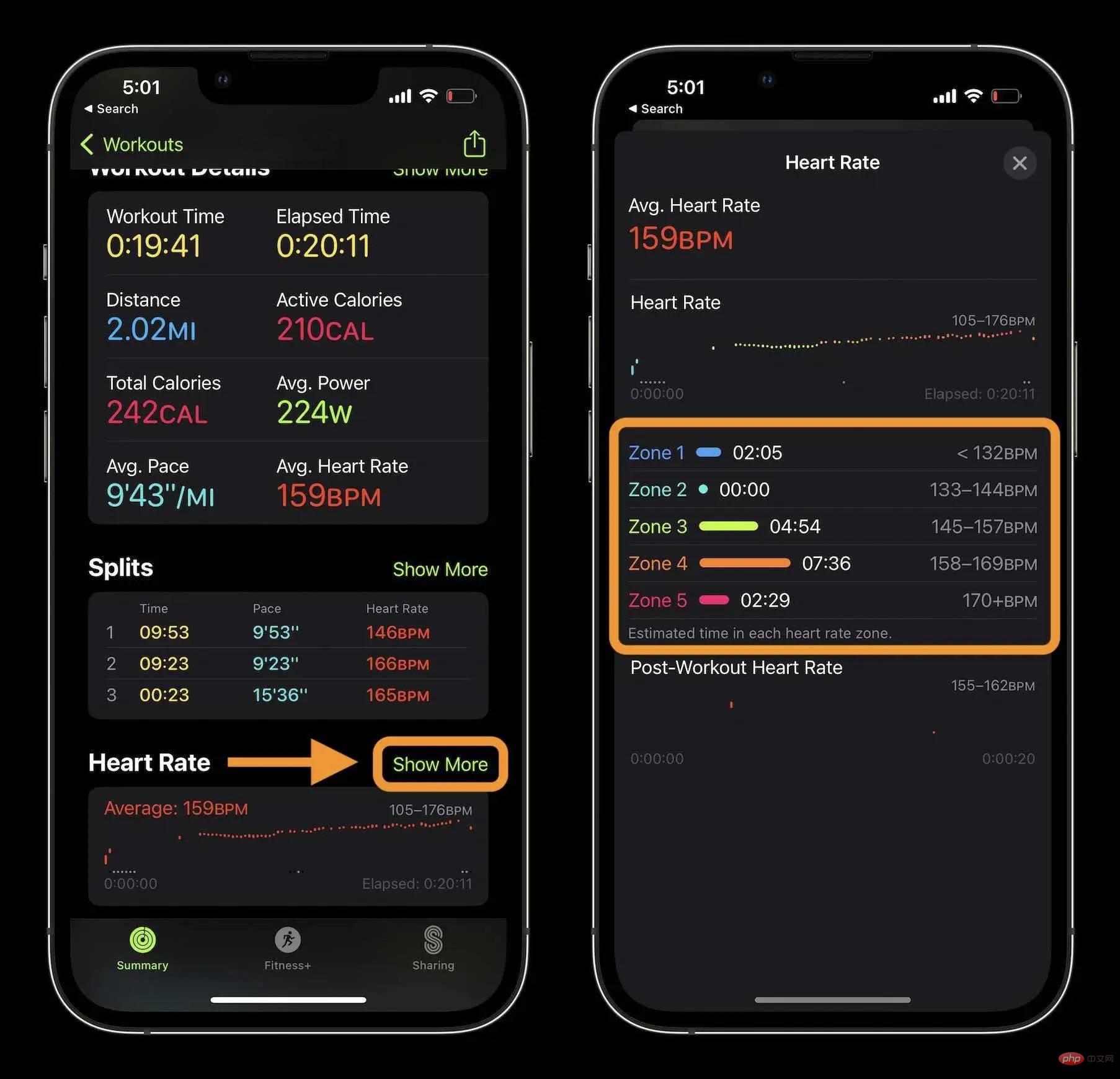 如何在锻炼期间或之后在 Apple Watch 和 iPhone 上查看您的心率区间