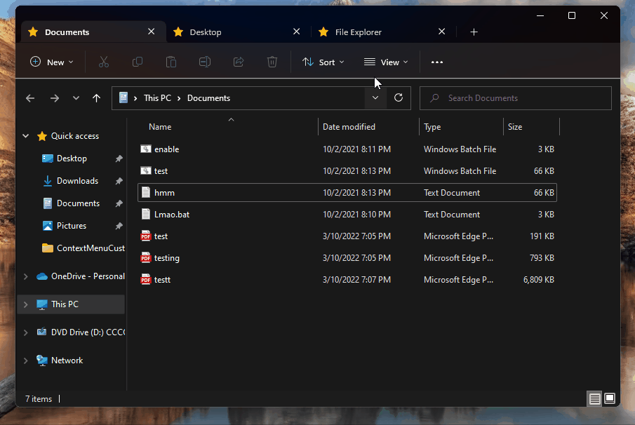 Windows 11: File Explorer tab interface updated with new reordering feature