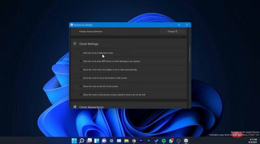 How to show the taskbar clock on all monitors in Windows 11