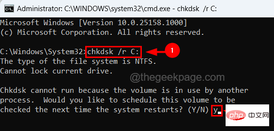 Correctif - CHKDSK ne peut pas continuer en mode lecture seule [Résolu]