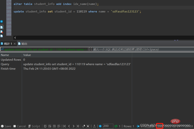 Example analysis of MySQL index creation principles