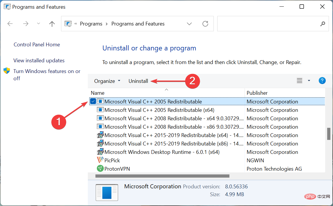 Bagaimana untuk membetulkan kod ralat 0xc00007b dalam Windows 11