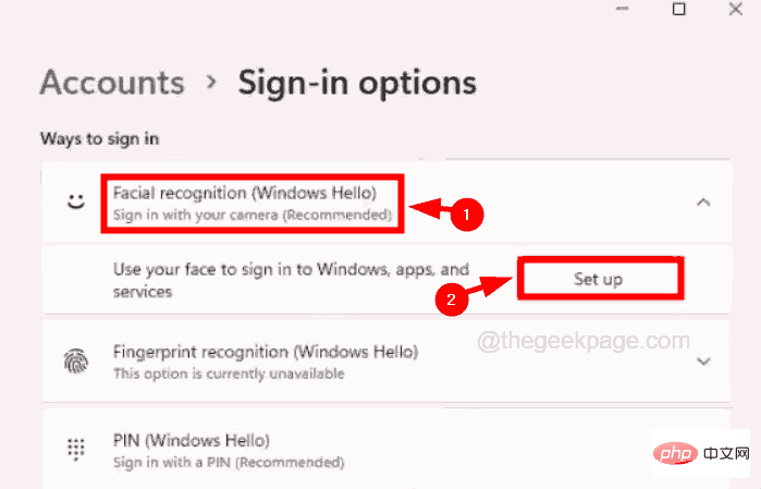 Windows Hello Face와 호환되는 카메라를 찾을 수 없습니다. [FIX]