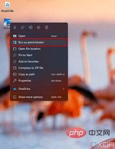 Cara menjalankan apl sebagai pentadbir pada Windows 11