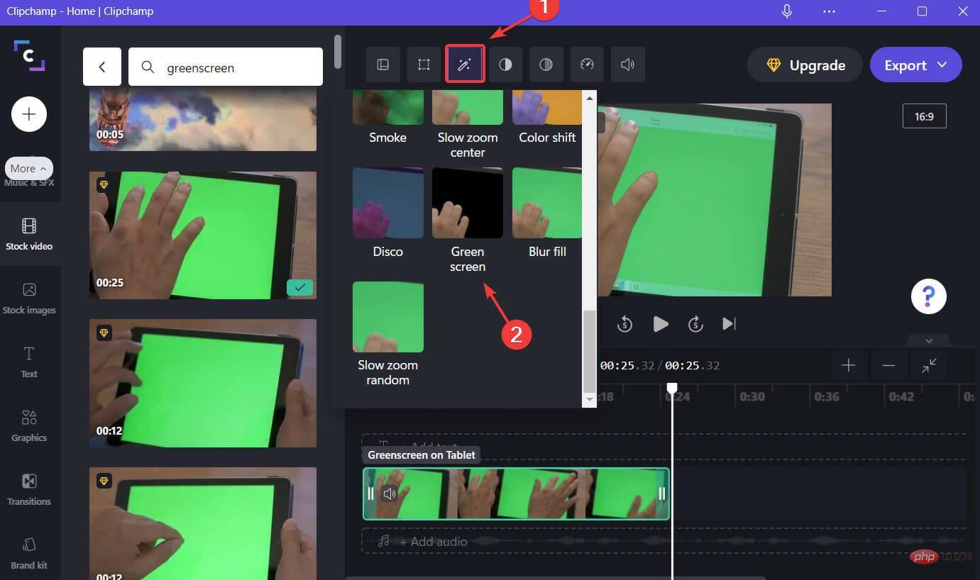 How to create stunning green screen videos in minutes with Clipchamp