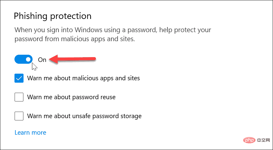 So aktivieren Sie den erweiterten Phishing-Schutz unter Windows 11