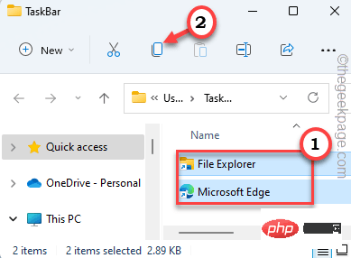 So sichern und wiederherstellen Sie angeheftete Elemente in der Taskleiste in Windows 11