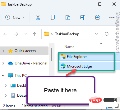 How to back up and restore pinned items on the taskbar in Windows 11