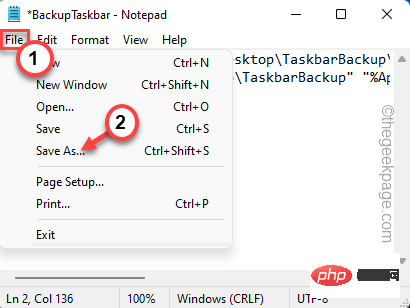 So sichern und wiederherstellen Sie angeheftete Elemente in der Taskleiste in Windows 11