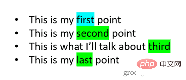 How to highlight text in PowerPoint