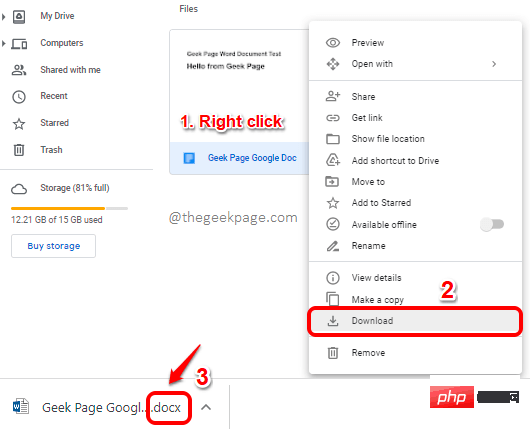 Bagaimana untuk menukar fail Google Doc kepada fail MS Word dan sebaliknya