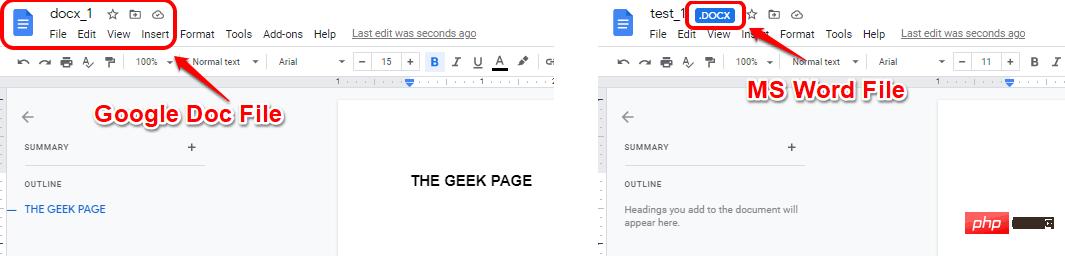 So konvertieren Sie Google Doc-Dateien in MS Word-Dateien und umgekehrt