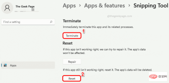 Fix: This app cannot be opened error when opening Snipping Tool