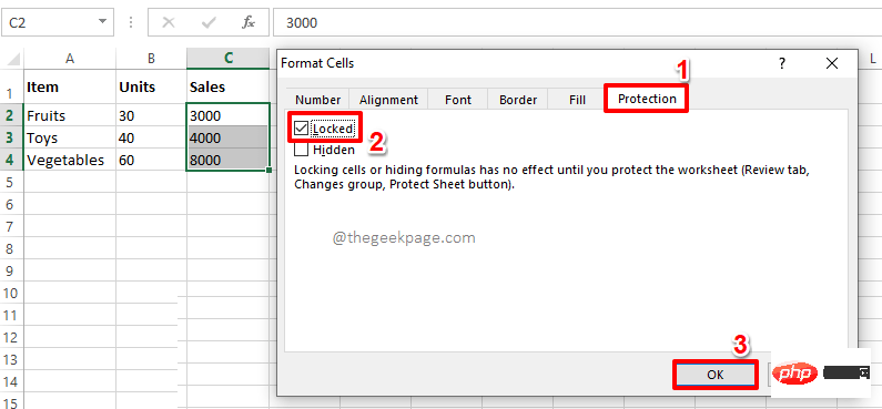 Bagaimana untuk menghalang pengguna lain daripada mengedit sel tertentu dalam Microsoft Excel