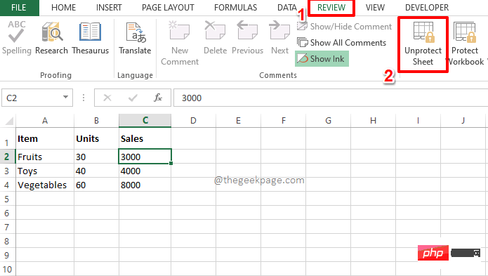 So verhindern Sie, dass andere Benutzer bestimmte Zellen in Microsoft Excel bearbeiten