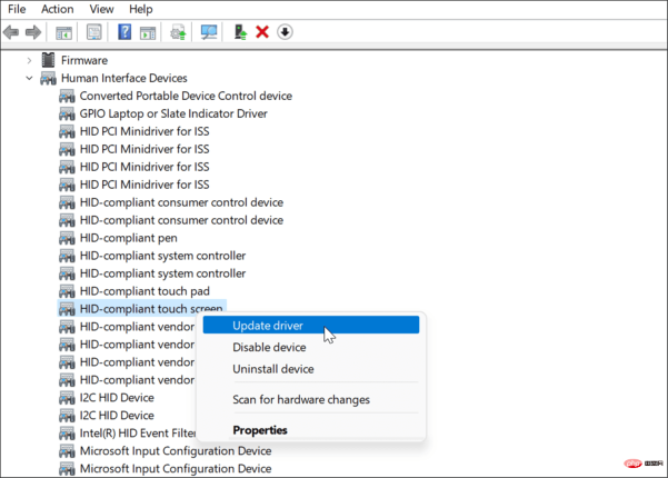Windows 11 触摸屏不工作:8 个修复