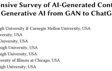 "从GAN到ChatGPT：Lehigh大学详细揭示AI生成内容的发展历程"