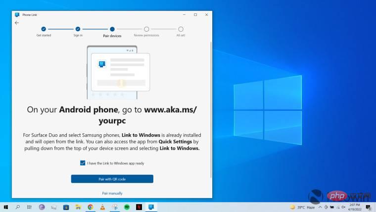 如何使用 Phone Link 将 Android 手机连接到 Windows PC
