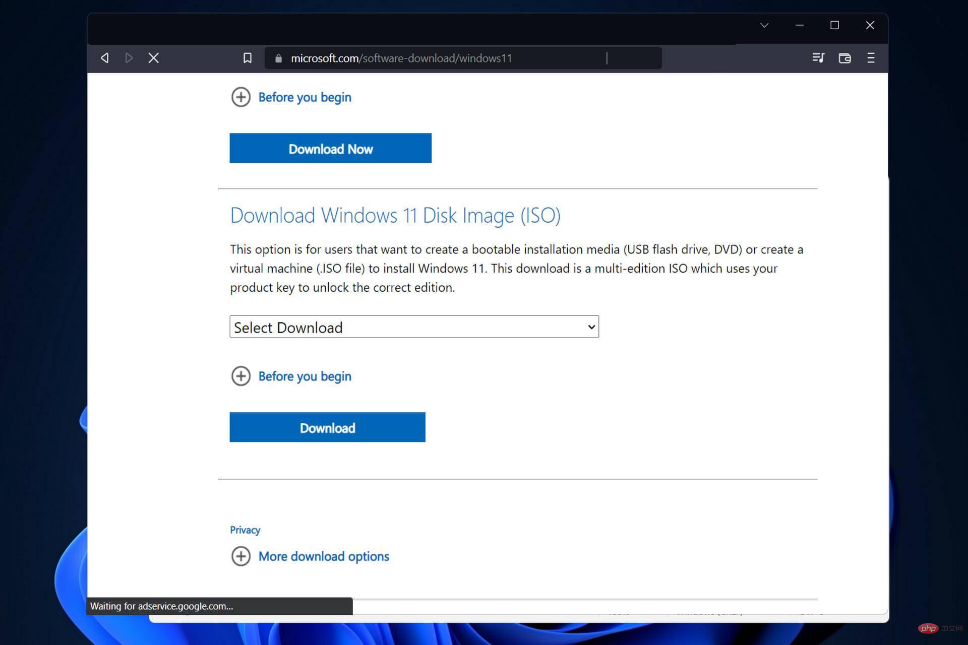 如何在没有产品密钥的情况下下载 Windows 11 ISO