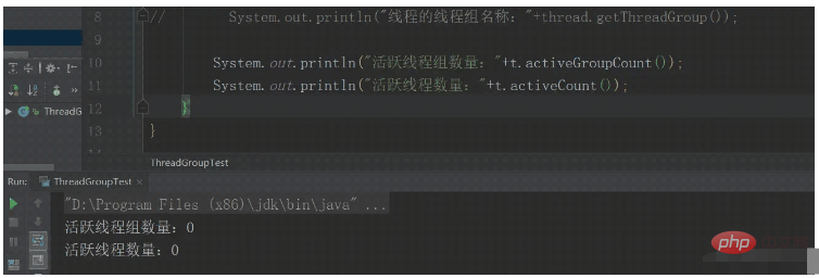 Java 執行緒組建構方法源碼分析