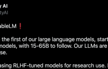 在线体验70亿参数的StableLM大语言模型的稳定扩散时刻