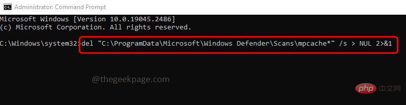 Fixed issue: Windows Defender protection history lost