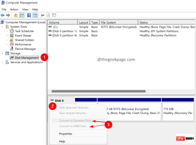 如何修复磁盘 1 未知,未在 Windows 11 中初始化