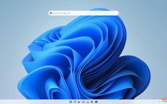 Windows 11 Insider Preview Build 25120에는 데스크톱에 검색 창이 도입되었습니다.