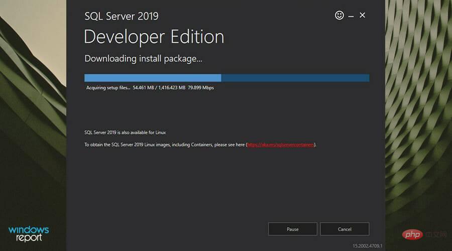 在 Windows 11 上下载并安装 Microsoft SQL Server 2019