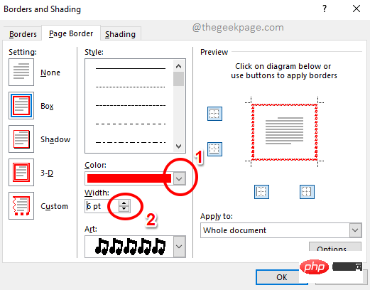 如何在 Microsoft Word 中添加艺术页面边框