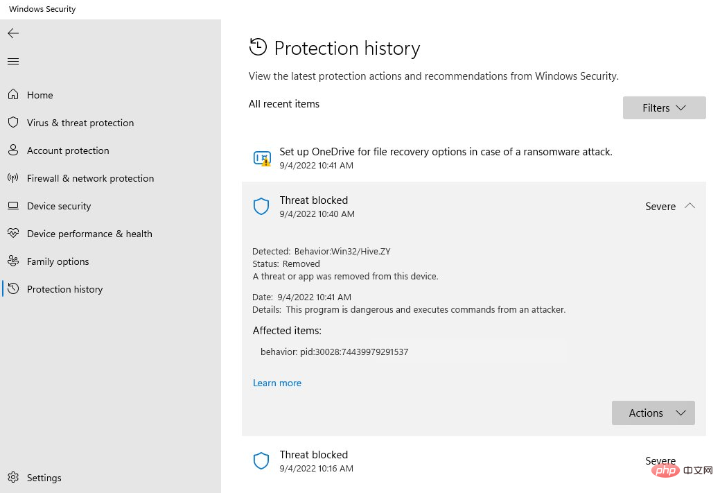 Microsoft 发布针对 Windows Defender 中的 Behavior:Win32/Hive.ZY 错误的修复程序