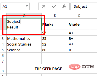 如何在 Microsoft Excel 中的单元格中插入对角线